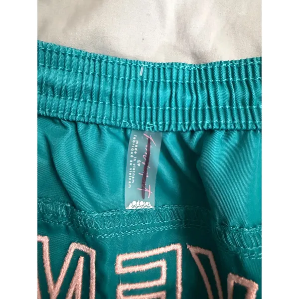 Free People FP Movement The Way Home Shorts Teal Blue Smocked Waist Small NEW‎ - Image 3
