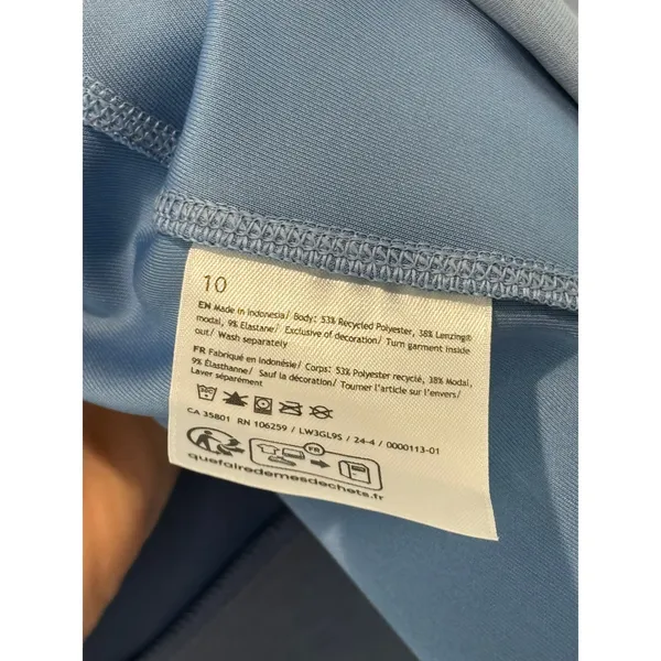 Lululemon Perfectly Oversized Crew Pullover Womens 10 Blue LW3GL9S Athleisure - Image 4