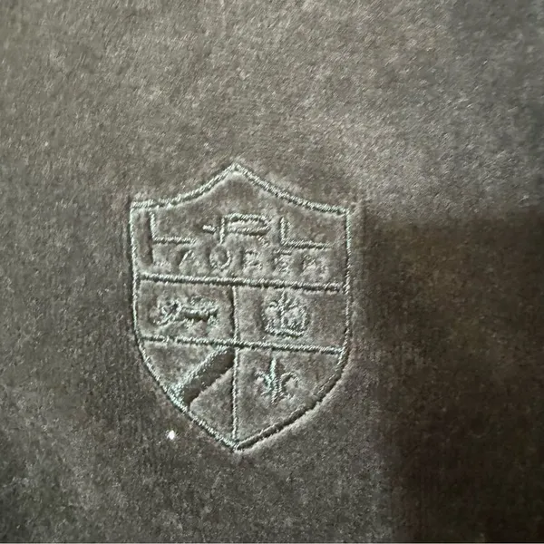 EUC Y2K Lauren‎ Active Ralph Lauren Green Velour Track Jacket Hoodie-L - Image 3