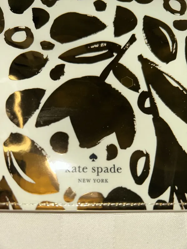 Kate Spade New York Golden Flower Pencil Pouch - Image 3