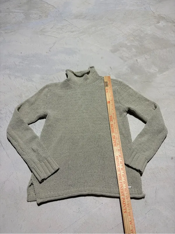 Abercrombie & fitch Lightweight Mock Neck Sweater Light Sage green XS - Image 5
