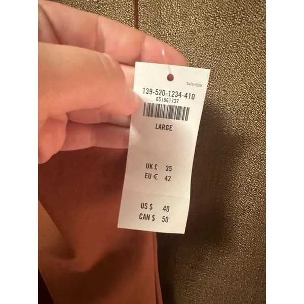 NWT Abercrombie and Fitch Double-Layered Seamless Halter Bodysuit Size Large - Image 3