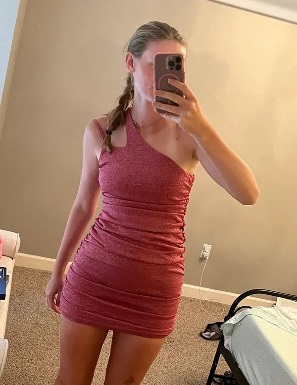 Revolve Superdown Jayden Mini Dress in Berry | Size: Small - Image 3