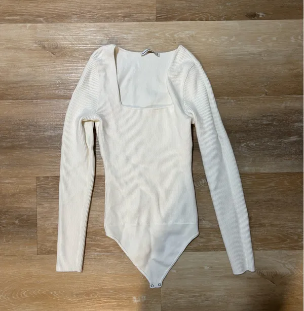 Abercrombie Ivory Ottoman Bodysuit - Image 4