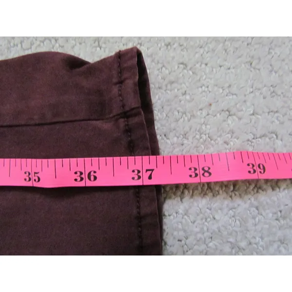 American Eagle Super Stretch Pants 12 Burgundy Skinny Maroon Slim‎ Fit 61607 - Image 6