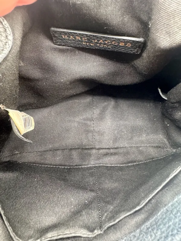 Marc Jacobs Empire City Mini Messenger Black Pebbled Leather Crossbody Bag - Image 9
