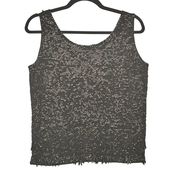 Vintage Showgirl Top Black‎ Small - Image 2