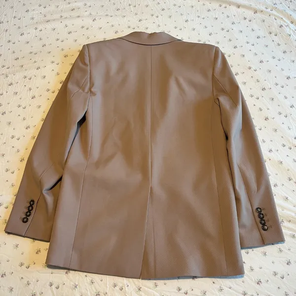 NEW Aritzia Babaton Agency Blazer Camel Single Breasted Wool Twill Relaxed XXS - Image 3