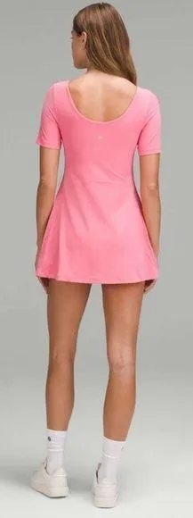 Lululemon Align Short Sleeve Dress Athletic Mini Dress Sakura Pink 10 NWT - Image 2