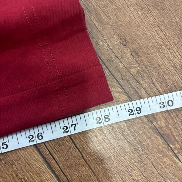 NWT Pact Organic Cotton Fit & Flare Cowl Mock Neck Jumpsuit Red Women's Sz Small - Image 10