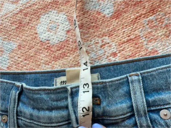 Madewell Tall '90s Straight Jean Rondell Wash Crease Edition stretch NN691 31T - Image 8