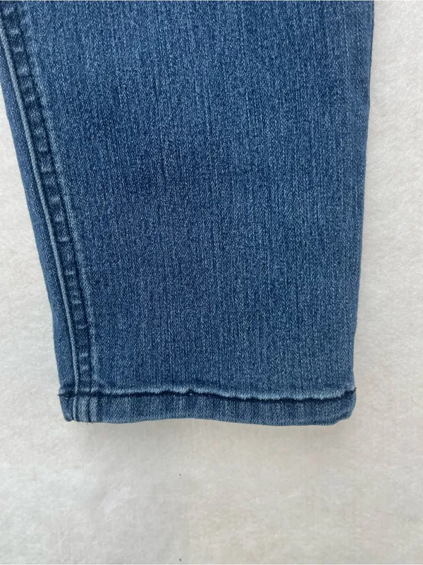 Democracy Womens Blue Skinny Ab Technology Medium Wash Denim Jeans Size 10 - Image 3