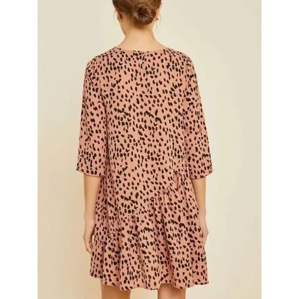 Womens Hayden Los Angeles Andy Asymmetrical Animal Print Swig Dress - Sz S - Image 3