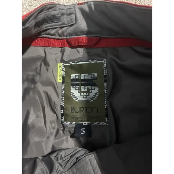 Burton DryRide Women's S Red Lined‎ Ski / Snow Pants Insulated Waterproof Thermo - Image 11