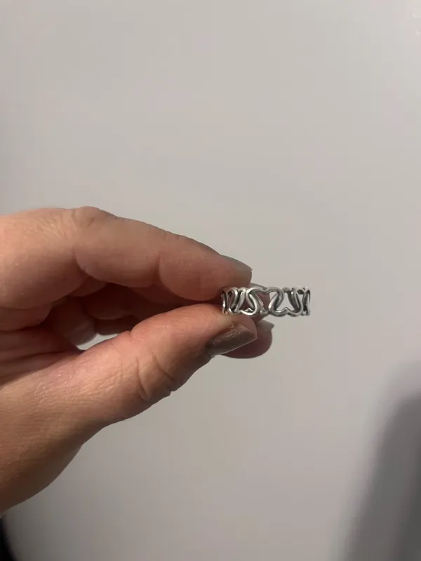Sterling Silver 925 Heart Ring - Image 3