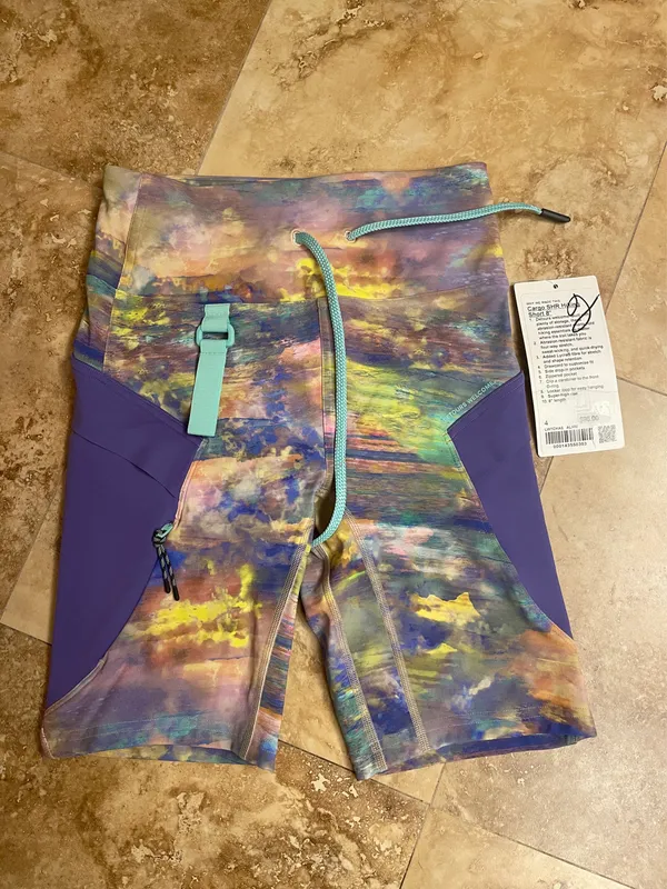 Lululemon Cargo Super-High-Rise Hiking Short 8" Altered Nature Multi size 4 - Image 2