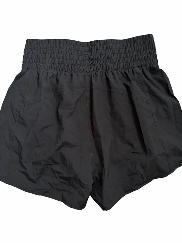 Women's Black Performance Running Shorts - Image 2