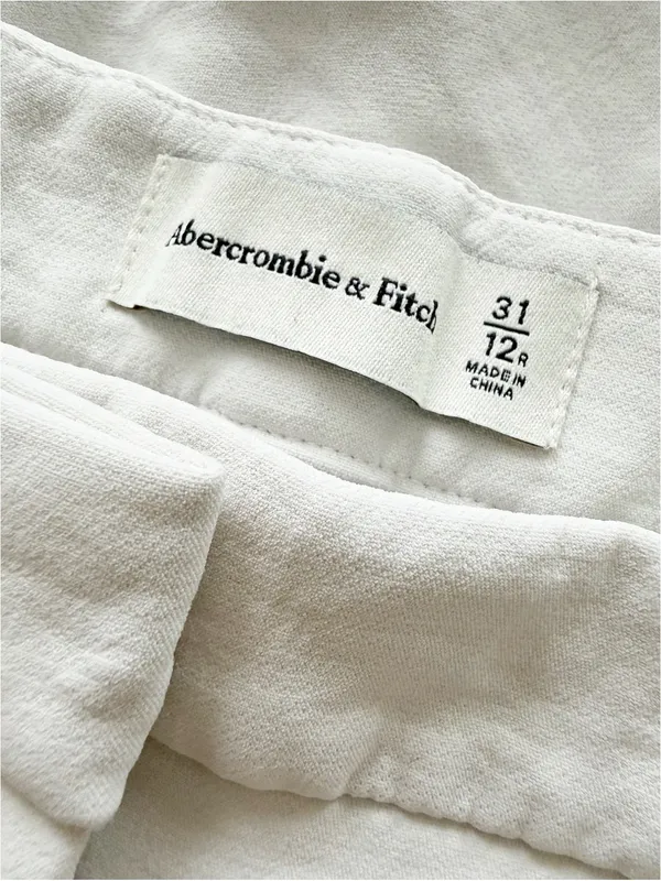 Abercrombie & Fitch Sloane Crepe Tailored Wide Leg Pant Size 31/12 R - Image 11