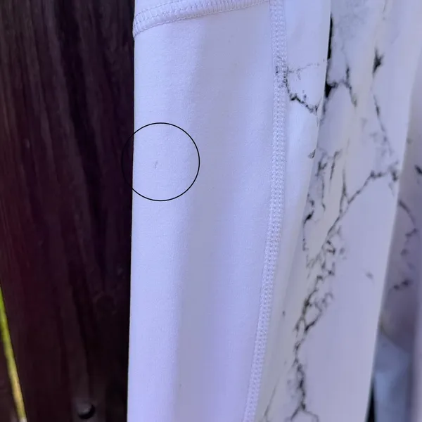 Buffbunny Limitless Collection Sz Medium White Marble Elysium Athleisure Pockets - Image 10