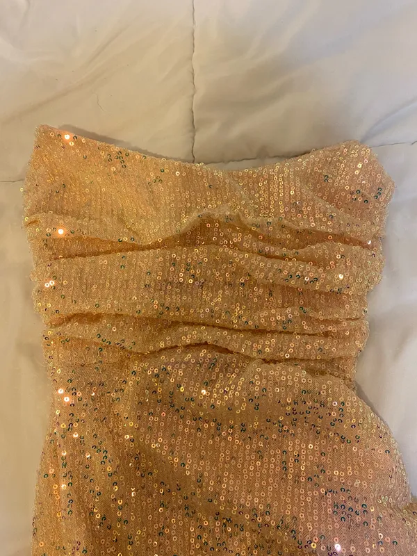 Lucy in the Sky Iridescent Sequin Corset Dress - Image 3