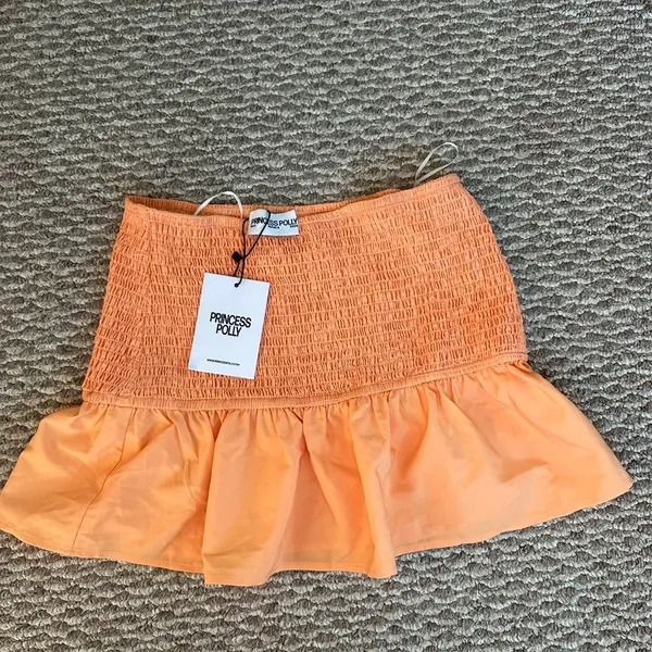 Princess Polly Vibrant Orange Mini Skirt - Image 5