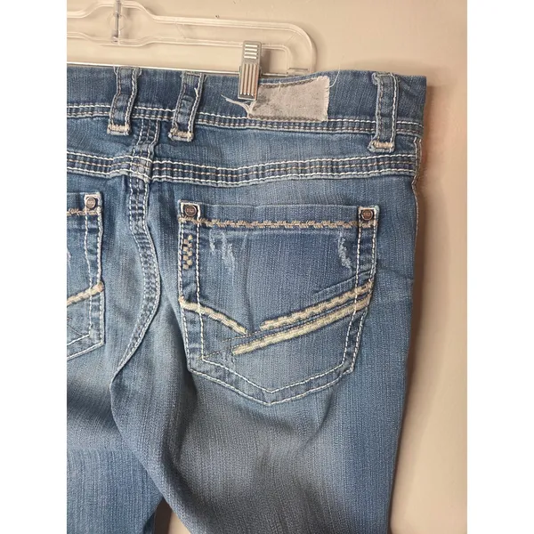 BKE Denim Culture Women’s 32R Medium Wash Premium Bootcut Jeans - Image 4