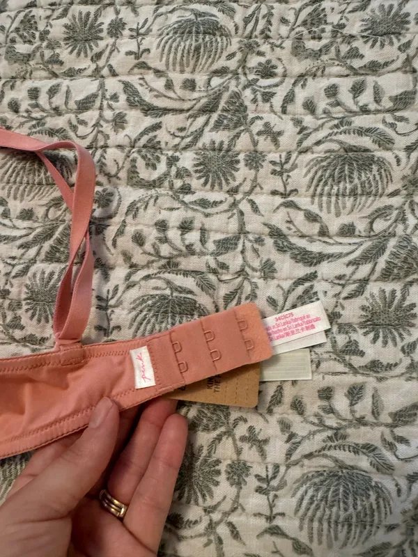 PINK Victoria's Secret Bra Pink T-Shirt - Image 3