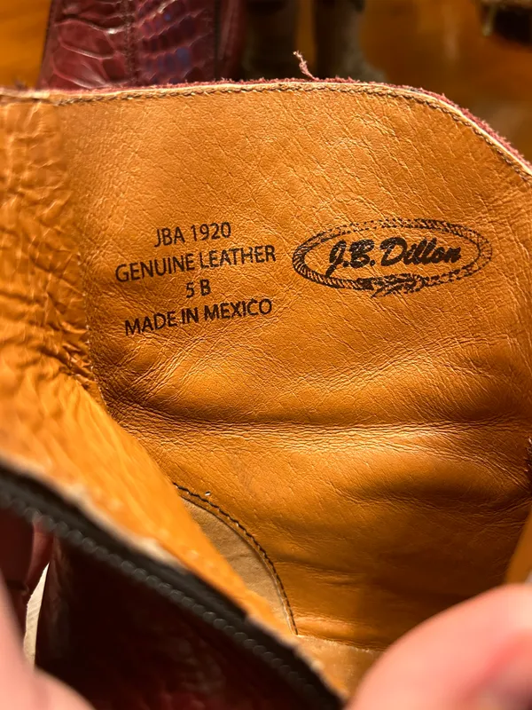 J.B Dillon Cowboy Ankle Boots - Image 3