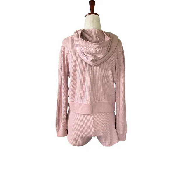 better / together 3 piece waffle knit lounge set - Image 4