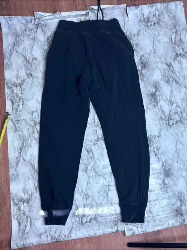 Nike Black Jogger Sweatpants joggers fit White Swoosh size small loungewear - Image 4