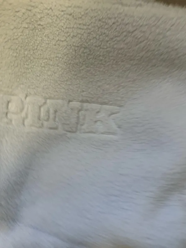 PINK Victoria's Secret Cream Sherpa Tote - Image 7