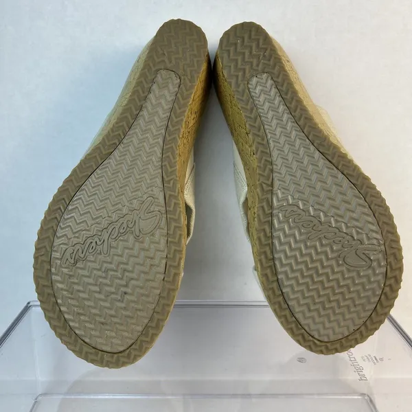 Skechers Cali Luxe Foam Women's Sandals Size 8 Beige Excellent Condition - Image 9