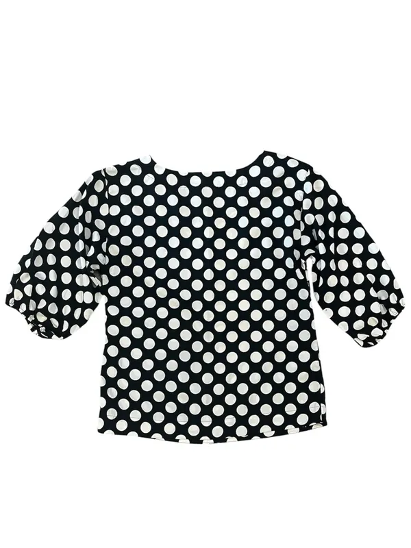 Old Navy | Polka Dot 3/4 Sleeve Blouse sz S - Image 2