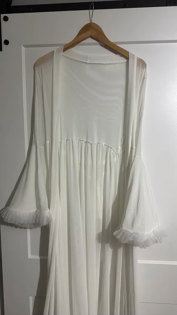 Bridal getting ready robe White - Image 2