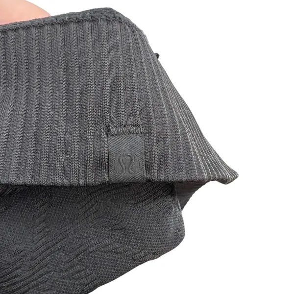 Lululemon Rest Less Pullover Long Sleeve Textured‎ Black Size 10 - Image 10