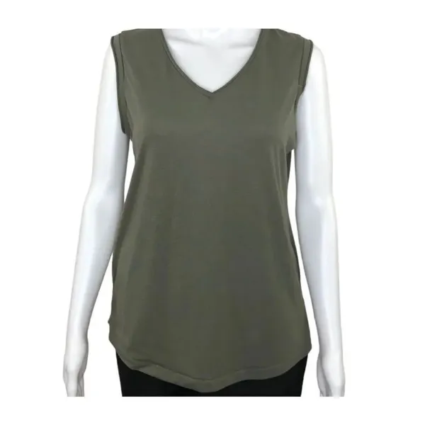 ✨Kuhl Green Juniper V-Neck Tank Green Sz Large Top✨ - Image 3