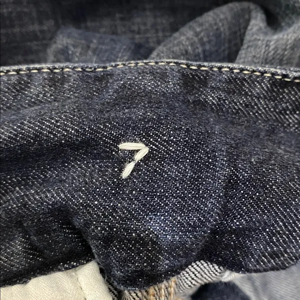 7 for all mankind boot cut denim jeans size 25 - Image 5