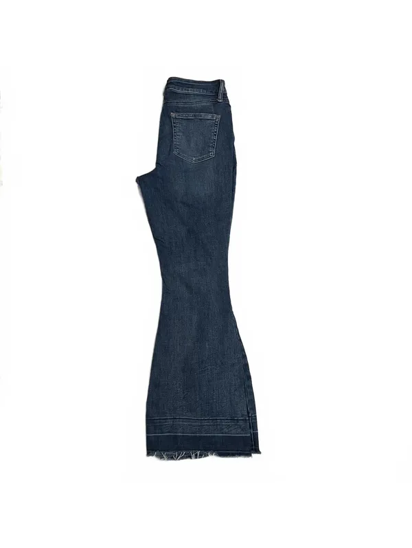 Edgy Dark Wash Flare Jeans Size 12 Regular - Image 5