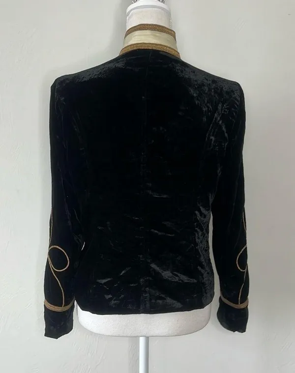 Ralph Lauren Velvet Military Jacket - Image 9