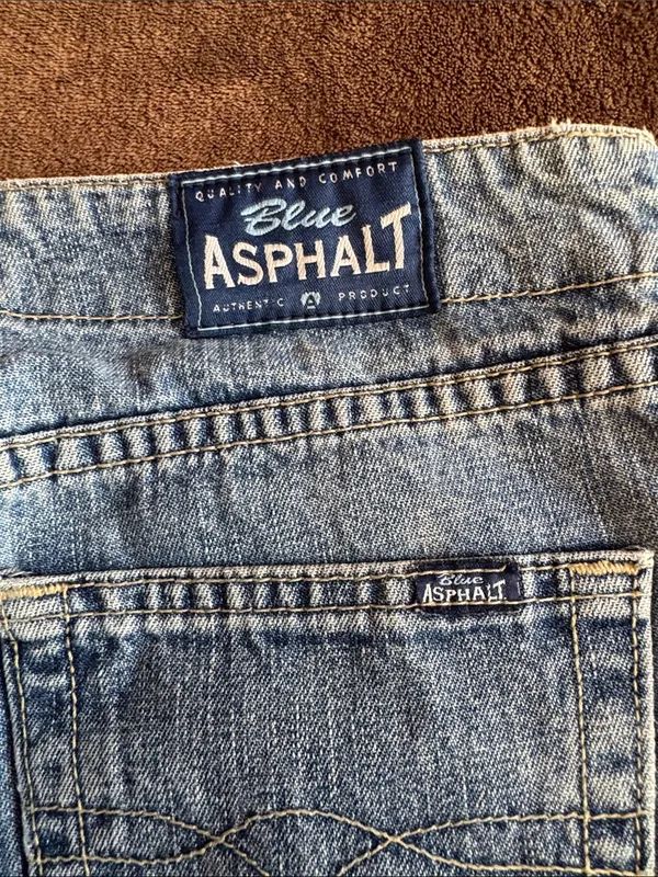 Blue Asphalt Vintage Light Wash Flare Jeans - Wide Leg - Image 8