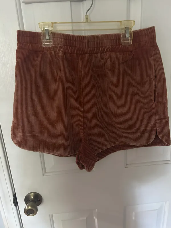 She And Sky Corduroy Shorts - Image 2