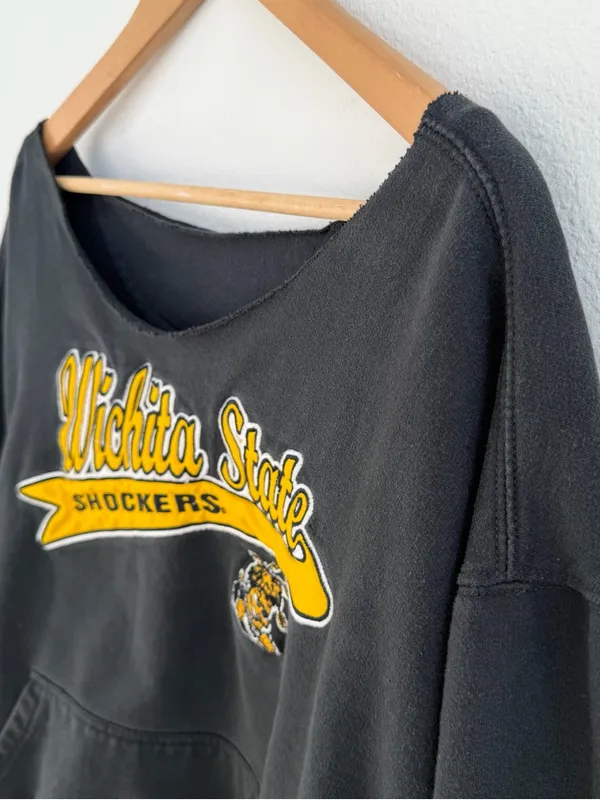 Wichita State Shockers off-the-shoulder long sleeve pullover - Image 5