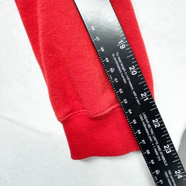 LEGO x Target Colorblock Hoodie Womens Size S‎ Red Orange Pink Fleece Pullover - Image 4