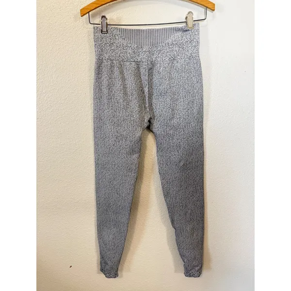 Gymshark Adapt Animal Seamless Leggings Grey Marl‎ High Waisted Women Size M - Image 3