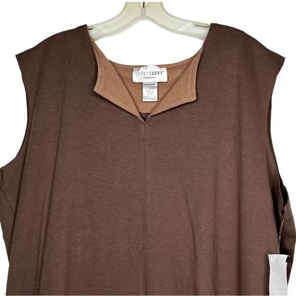 Vintage Sport‎ Savvy Duo Stretch Top nwt - Image 2