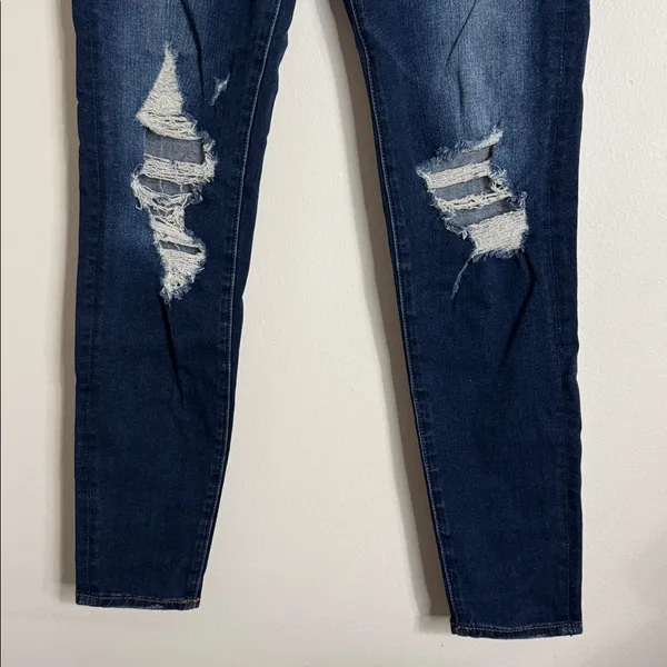 American Eagle 360NE(X)T Level Stretch Hi-Rise Jegging Jeans Distressed size 6 - Image 8