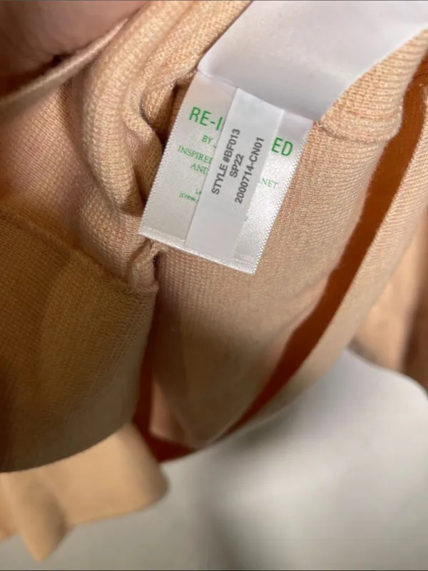 J. Crew Womens Sweater Blazer Medium Merino Wool Light Pink Bf013 - Image 5