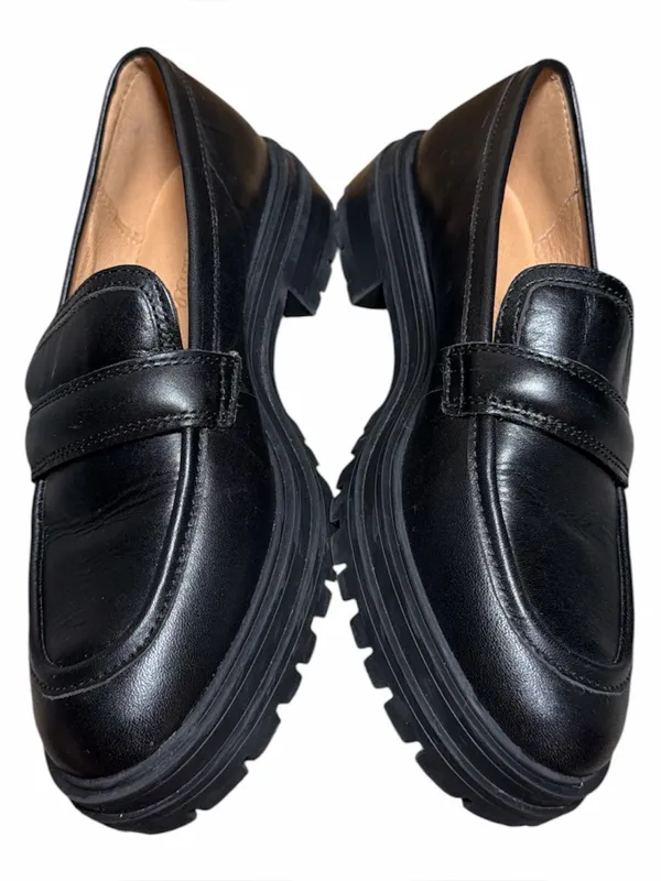 Madewell The Bradley Lugsole Loafer in Leather Black Size 6 - Image 5