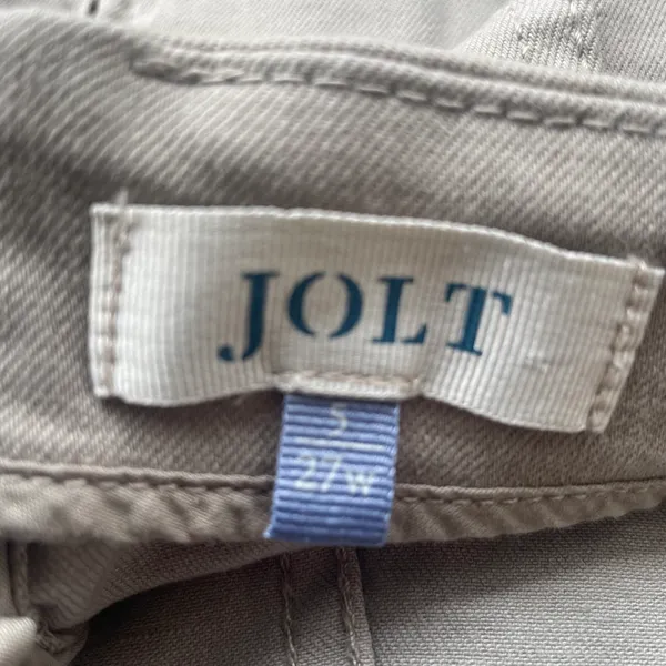 Jolt Khaki Mini Skirt - Image 3
