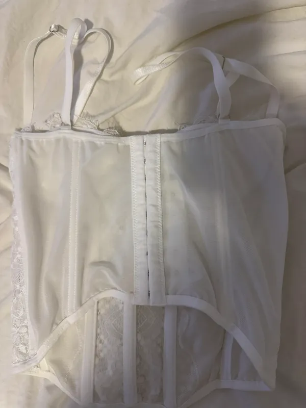 White Corset Top Size XS - Image 2